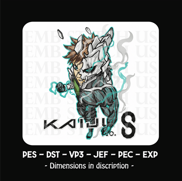 Kaiju - embroidery design