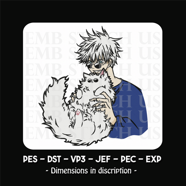 GOJO SATURO - EMBROIDERY DESIGN