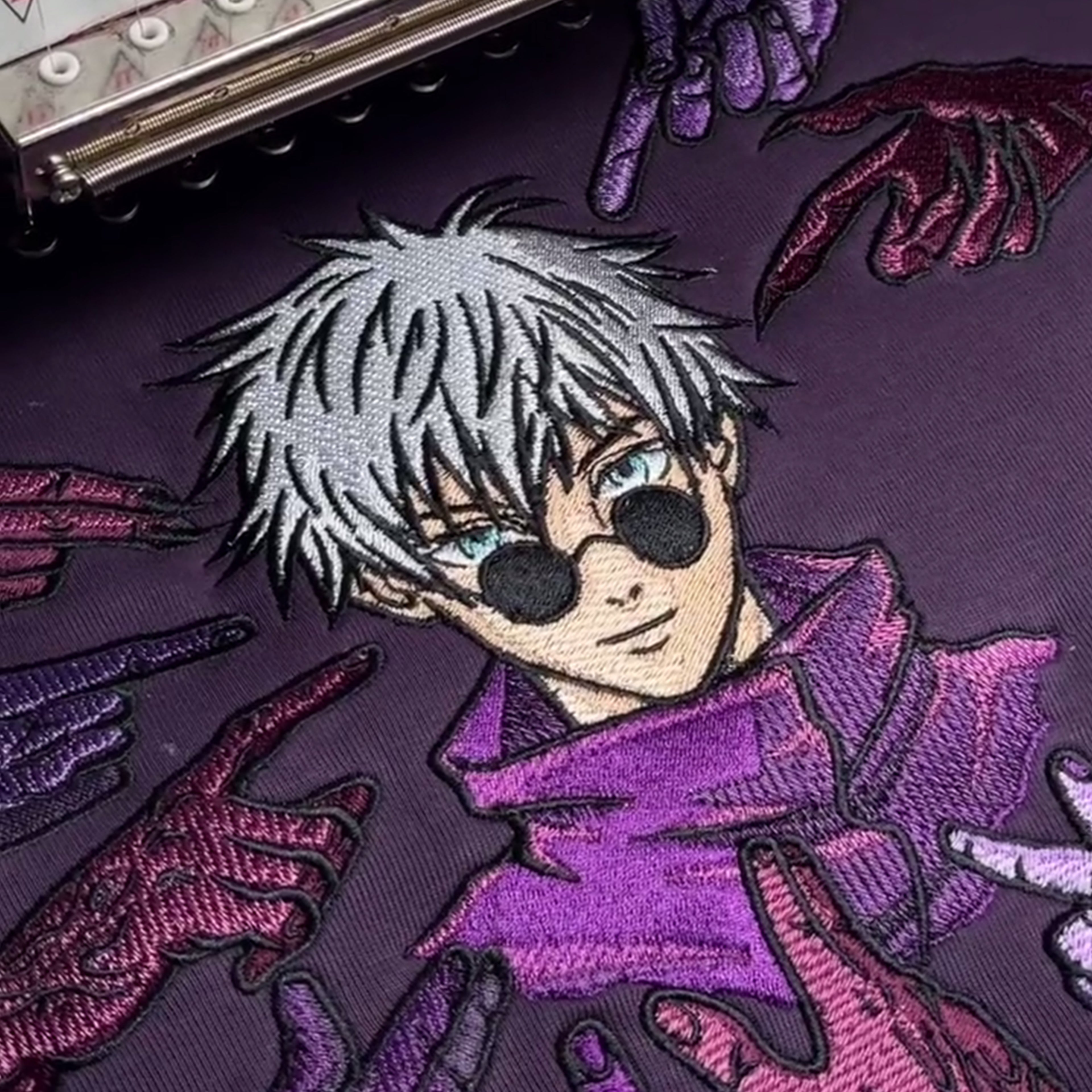 Gojo Satoru - Jujutsu Kaisen embroidery design