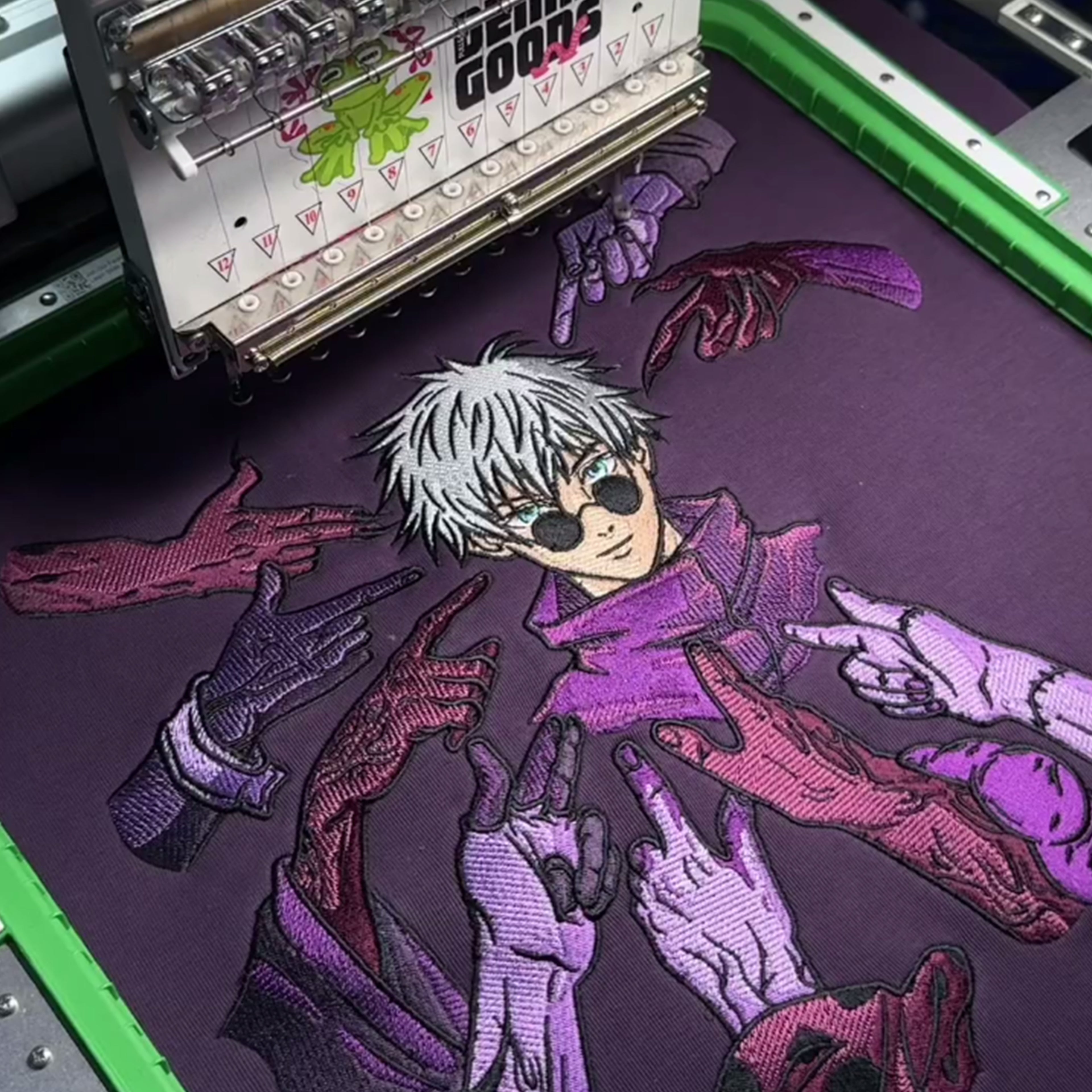 Gojo Satoru - Jujutsu Kaisen embroidery design