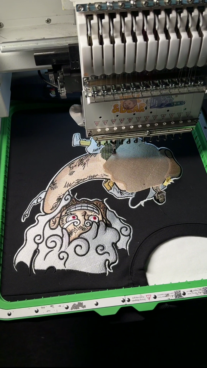 Luffy x Kizaru - One piece embroidery design