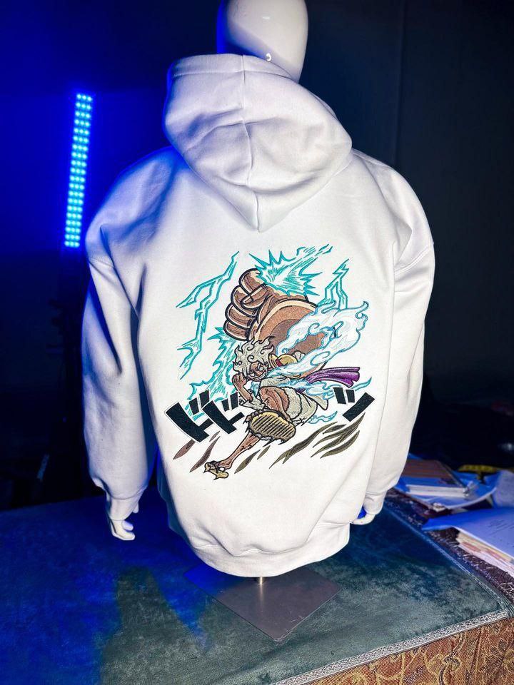 Luffy Gear 5 - One piece embroidery design