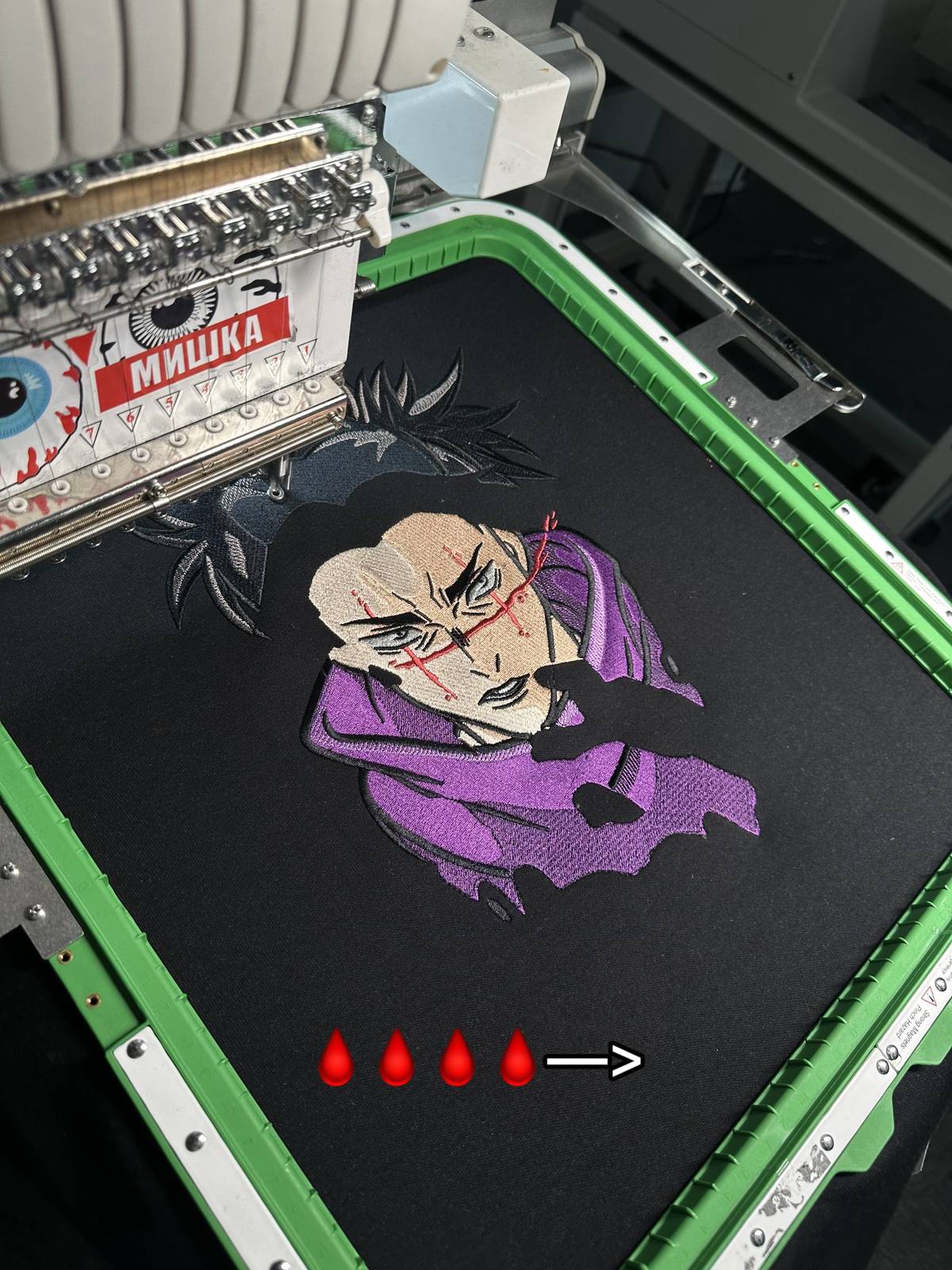 Choso - Jujutsu Kaisen embroidery design
